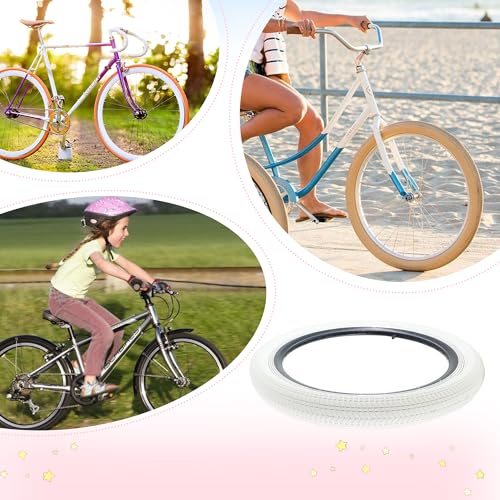 Makelen 2 Pack Kids Bike Tire 16X2.125 Folding Tire For Kids Bikes Compatible Fits Most Kids Bikes White thumb #3