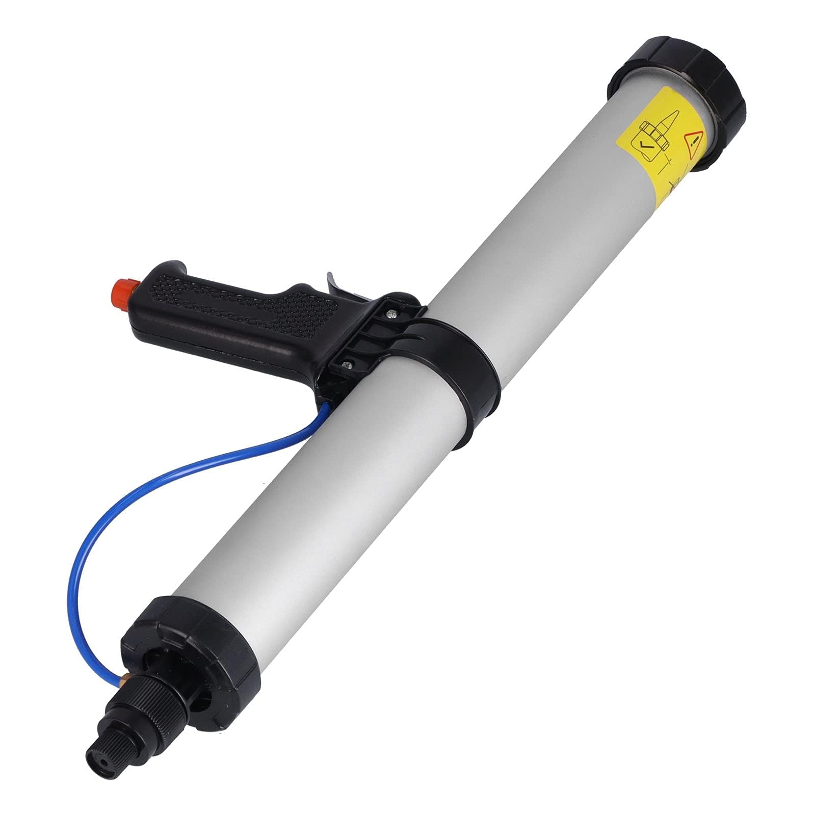 Pistola de Calafateo Neumática, Pistola de Pegamento de Vidrio Neumática de 600 Ml, Pistola de Aire de Sellado de Pegamento de Vidrio de Aleación de Aluminio para Decoración de
