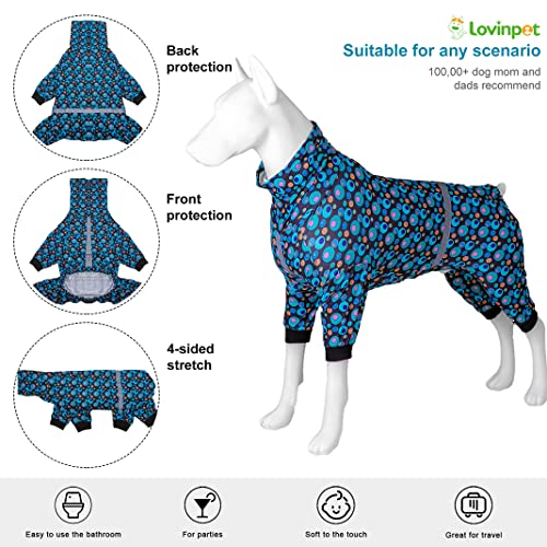 Pijama para perro LovinPet Wound Care Green M miniatura 3