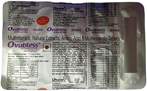 OVABLESS - Strip of 10 Tablets