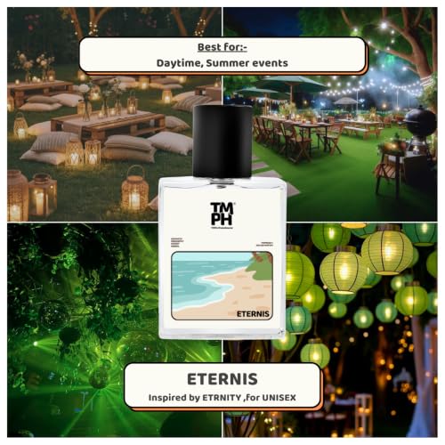 Image of TMPerfumehouse Eternis EDP for Men & Women | Floral, Citrus & Long Lasting Perfume Spray | Aromatic, Freshspicy & Woody Fragrance | Luxury Gift for Him & Her | TMPH | 50ml