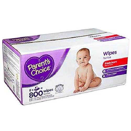 Parent's Choice Fresh Scent Baby Wipes, 800 Sheets