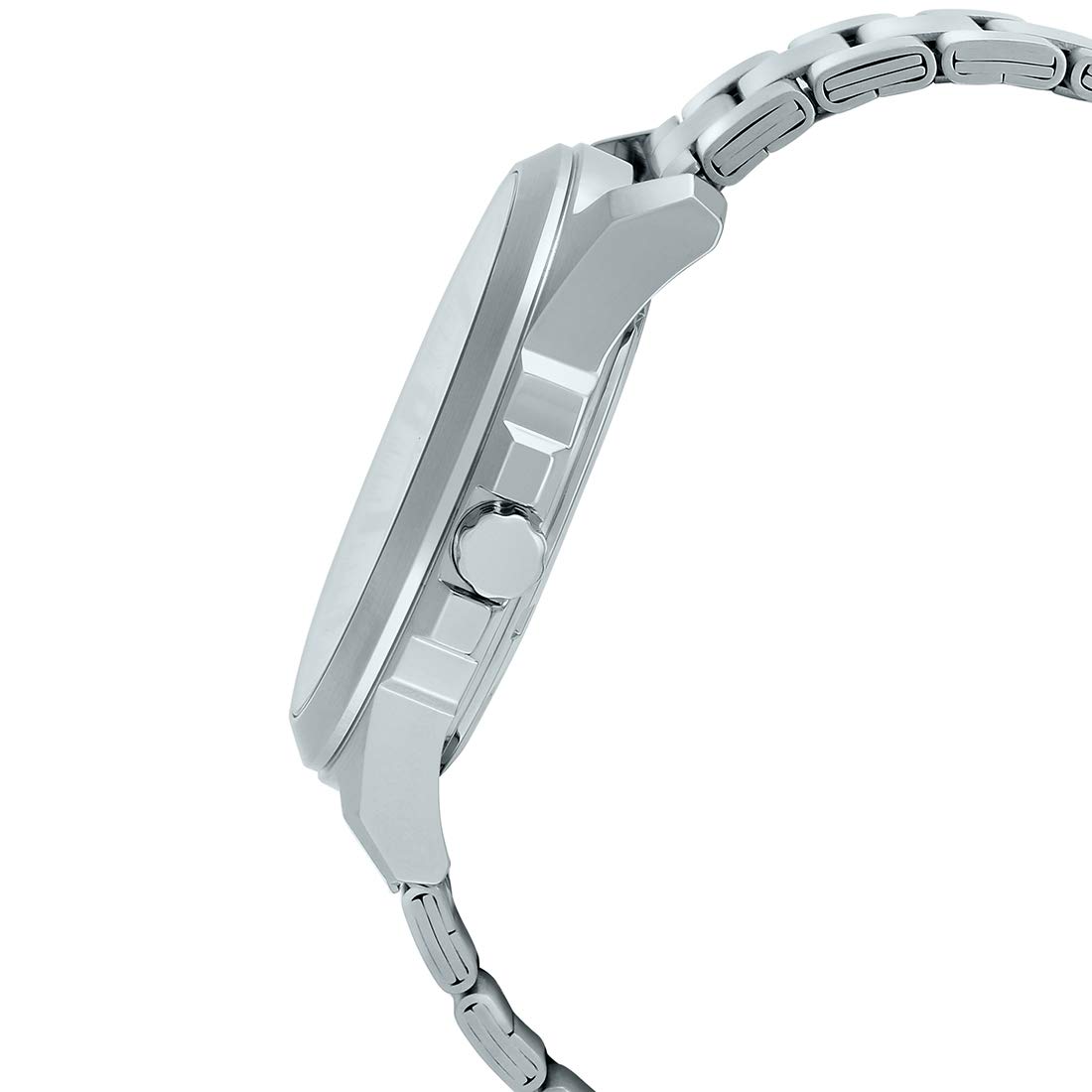 Casio MTP-SW310D-7AVDF - Orologio multifunzione da uomo, in acciaio inox, quadrante bianco, impermeabile fino a 50 m, colore: argento