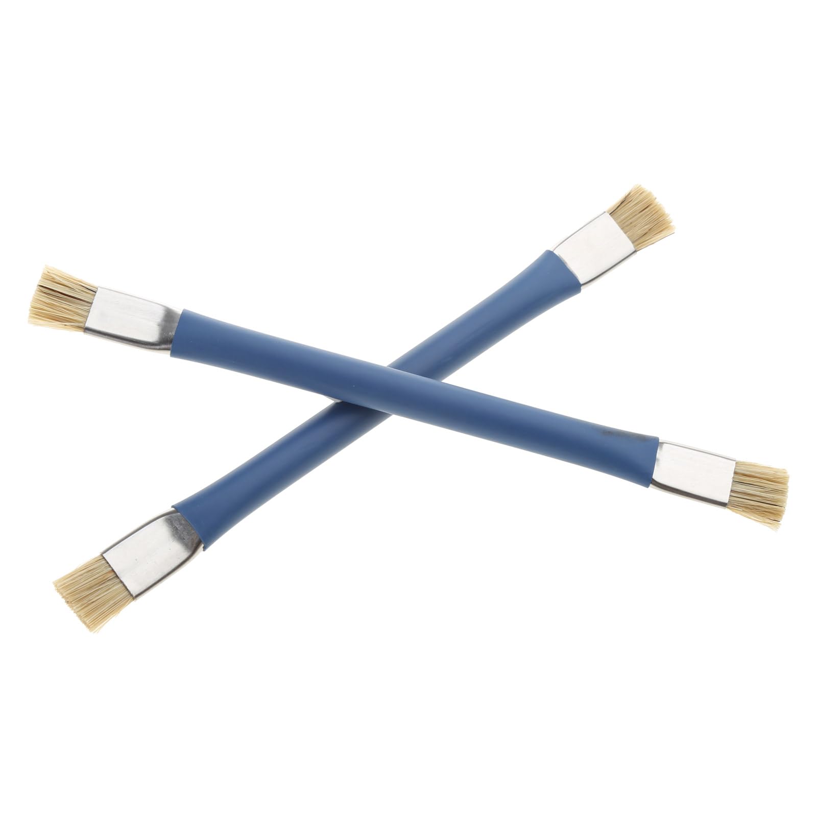NUOYAQI 2 Pack Lab Anti Static ESD Brush Set Suitable For Keyboard Tablet PCB BGA Repair Soldering 2 Color Keyboard Brushes, Blue
