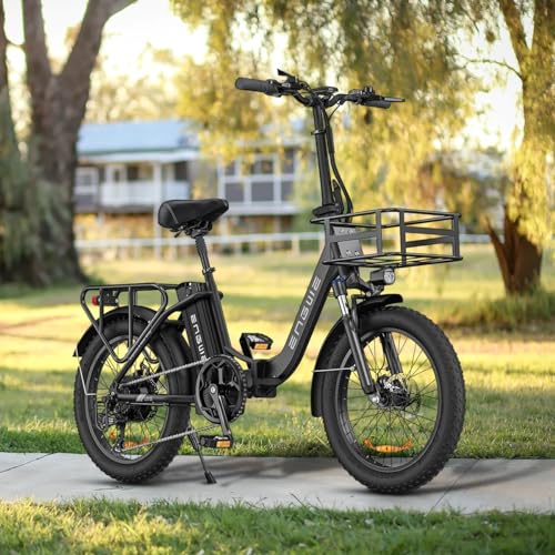 ENGWE E-Bike Klapprad Elektrofahrrad mit 20 Zoll Fat Tire, 15.6Ah Lithium-Akku für Lange Reichweite bis 140KM, 7-Gang-All-Terrain Ebike Herren für MTB, Strand & Schnee – Bild 3