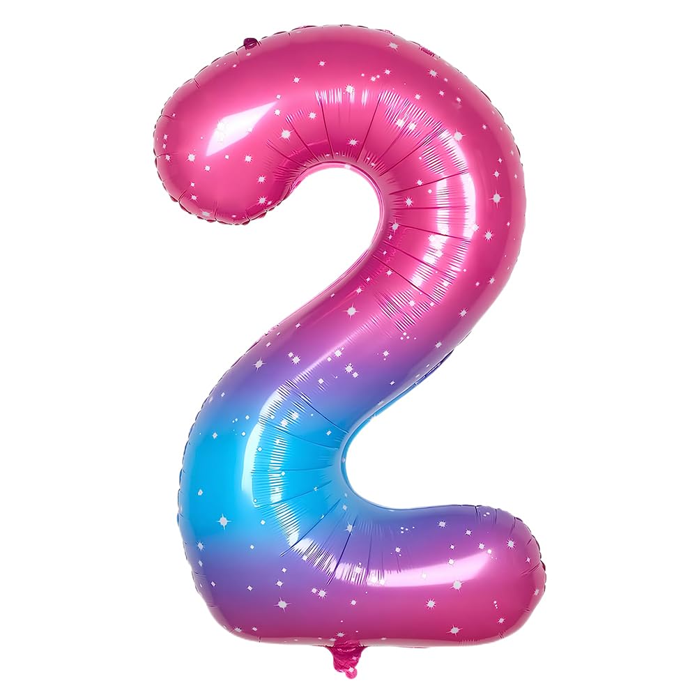 Foil Globo Número 5 Azul 40" (101cm), Inflable Helio o aire, Gigante Numeros 0-9, 10-19, 20-29, 30-100, Grande Globos Decoración para La Boda Aniversario y Cumpleaños Fiestas — view 530