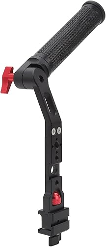 Gimbal Adjustable Handle Grip for DJI Ronin RS2 RSC2 RS3, Stabilizer Handgrip Extension Bracket with 14 38 in Holes, Gimbal Foldable Handle