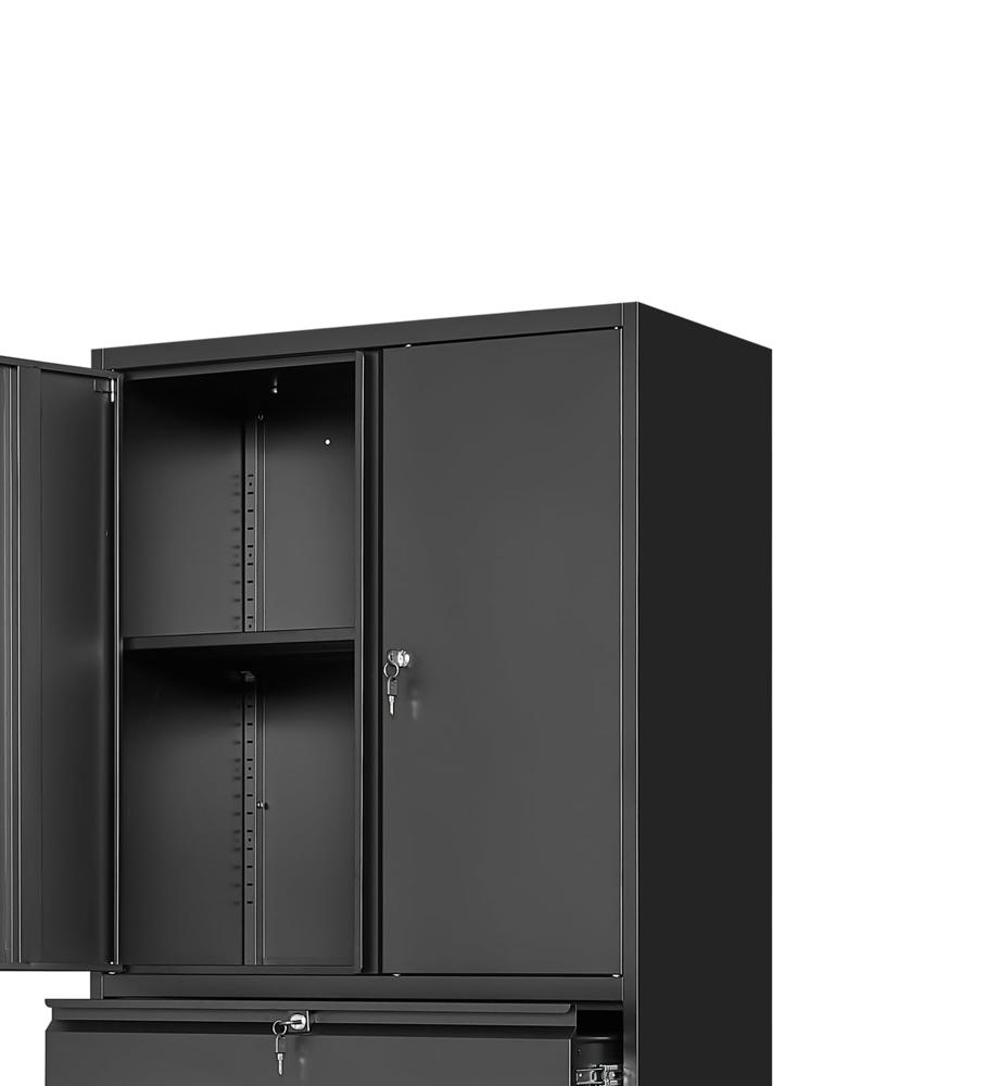 ＊4Kme＊様 Amazon.com: Yizosh Metal Garage Storage Cabinet with Locking Doors