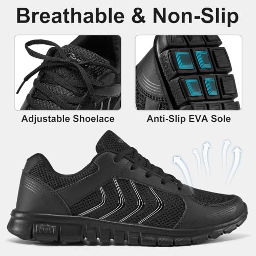Image of Alicegana Womens Comfortable Walking Shoes: Lightweight Breathable Womens Sneakers for Daily Walks - Non Slip Casual Tennis Shoes for Work Commuting