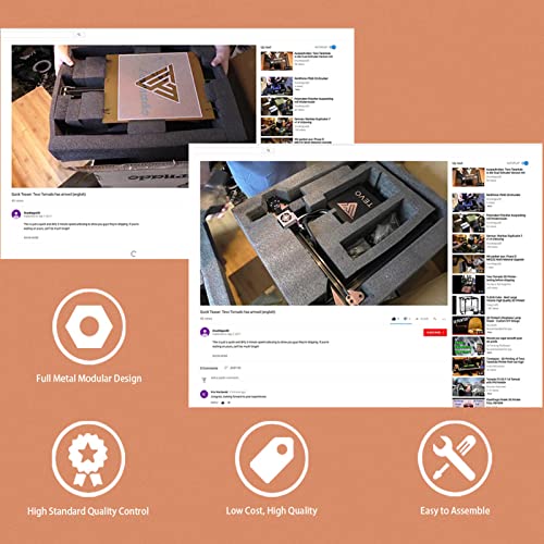 JUNZAI Stampante 3D TEVOUP TORNADO 300x300x400mm