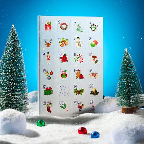 Lovery Chocolate Advent Calendar 2023-24 Days Countdown To Christmas Calendar Advent Dairy Milk Chocolate Candy Advent Calendar - Edible Food Advent Calendar For Kids thumb #1
