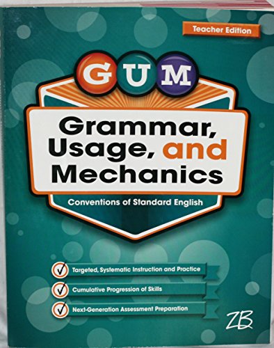 G. U. M.: Grammar, Usage, and Mechanic (Grade 7... 1453112189 Book Cover