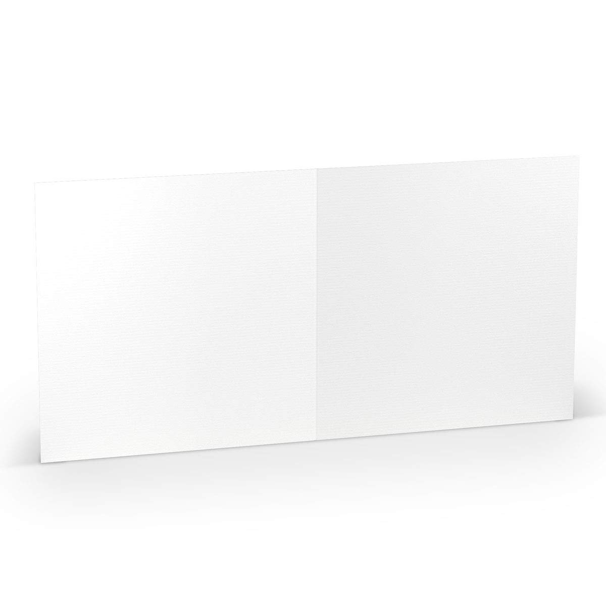 PAPERADO 100 tarjetas plegables cuadradas – 15,7 x 15,7 cm – blanco acanalado – 220 g/m² – Tarjetas dobles en blanco tarjetas plegables tarjetas de invitación para manualidades cumpleaños boda