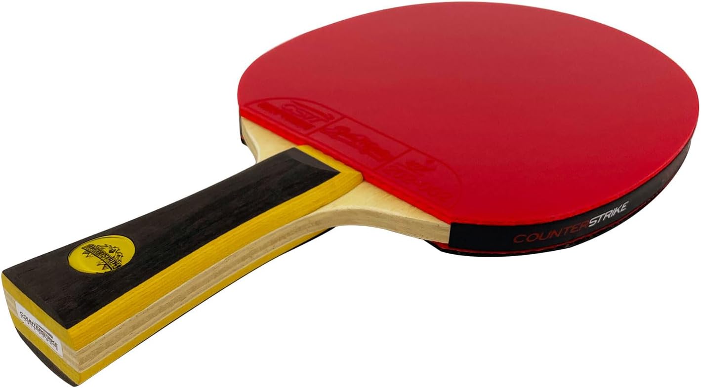 Angel Strike Paddle Bundle (Includes Hard Case & 6 Balls) | CounterStrike Table Tennis | Ping Pong Paddle | Offensive Table Tennis Paddle | ITTF Approved | Ping Pong Set