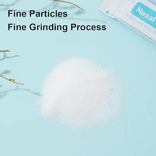 Miniatura 2 de 100 paquetes de solución salina, sal de olla Neti, paquetes de solución salina envueltos individualmente para macetas Neti, riego nasal, botellas