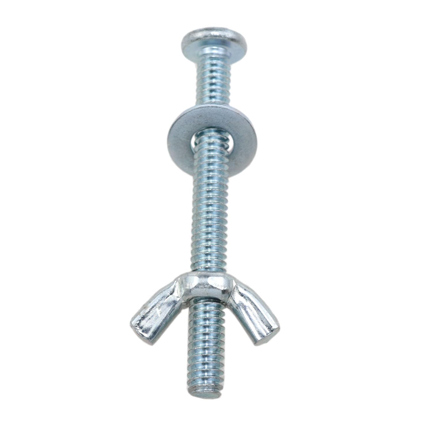 yukata 8 Sets 1/4-20 x 2-1/2 Inch Wing Nuts and Bolts with Washers