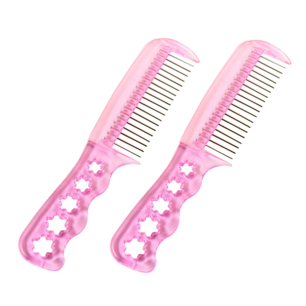 MUSISALY 2 Piezas Peine Cepillo De Alambre Para Muñecas De Niñas Cepillo De Pelo De Las Niñas Cepillo De Pelo Para Niñas Pequeñas Cepillo De Peluquería Para Muñecas Rosa El Plastico