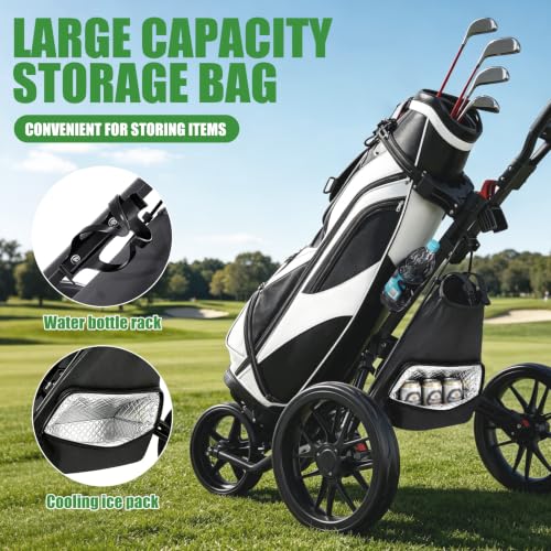Blodhm 3 Wheel Golf Push Cart
