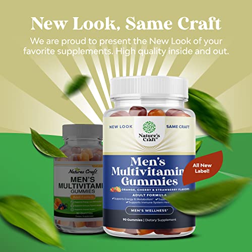 Bundle Of Adult Chewable Multivitamin For Men Gummies And Delicious Natural Multivitamin For Women Gummies - With Zinc And Biotin Immune Support Gummies - Natural Energy Supplement And Women Health #TOP3