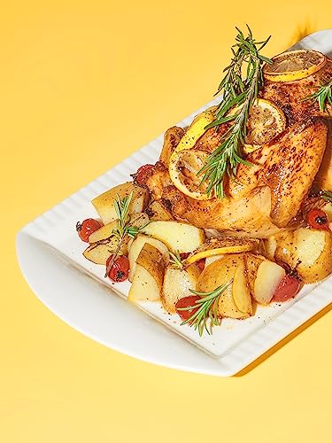 Lifver Large Serving Platter Set, 16"/14"/12" 3-Piece White Porcelain Platters For Food, Serving Dishes Oven Safe Dinner Plates, Serving Trays Perfect For Entertaining And Appetizers #TOP6