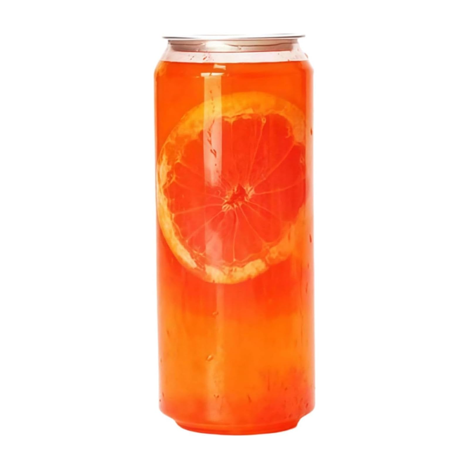 KUSOLE Plastic cups with a tight seal, sturdy aluminum cans 650ml