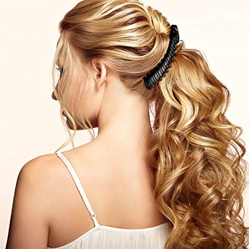 8 Pieces Banana Clip Hair Clincher Banana Hair Comb Claw Classic Ponytail Holder Maker Clips Non Slip Banana Hair Clasp Fishtail Hair Grip Comb For Women Girls Hair Accessories, Large, Medium, Small #TOP1