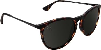 Blenders Eyewear North Park Polarized Sunglasses Classic Shape, Mixed Metal Frame 100% UV Protection For Men & Women