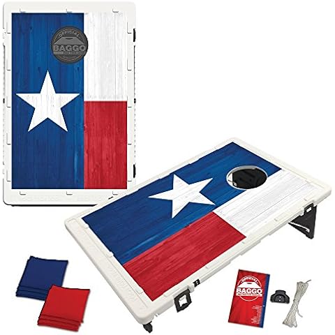 Texas Flag Wood Alt Baggo Bean Bag Toss Portable Cornhole Game Cover