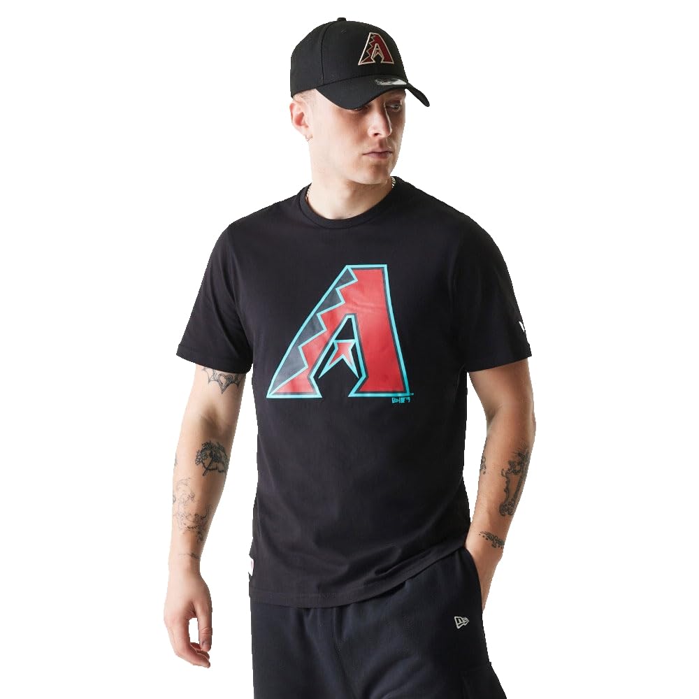 New Era MLB Regular Arizona Diamondbacks Short Sleeve T-Shirt 2XL Black