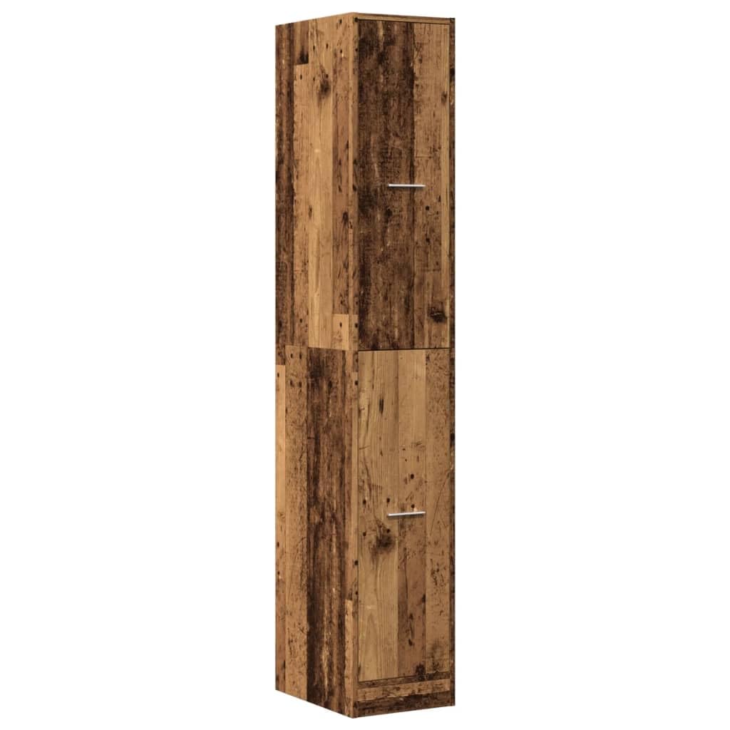 vidaXL Apothecary Cabinet, Storage Cabinet for Living Room, Apothecary Chest with Drawer, Apothecary Cupboard, Modern Style, Old Wood Engineered Wood — image 1