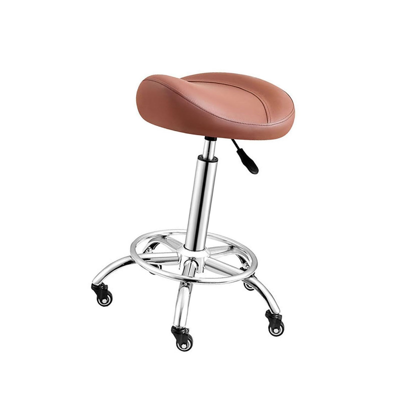 Tabouret de massage pivotant réglable avec roulettes pour esthéticienne