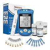【Fácil de Usar】- sin código para la tira de prueba de azúcar en la sangre, solo 5 segundos de tiempo de prueba, volumen de muestra de sangre de 0,6 microlitros. Tira de prueba de código de actualización de ácido úrico, tiempo de prueba de 25 segundos, volumen de muestra de sangre de 3 microlitros. （Doble uso en una pantalla）