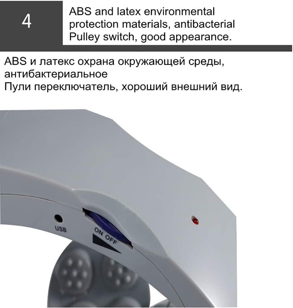 COYEUX Elektryczny masażer głowy, masażer typu kasku, dostosuj rozmiar, aby dopasować go do głowy, do łagodzenia stresu, głębokiego snu