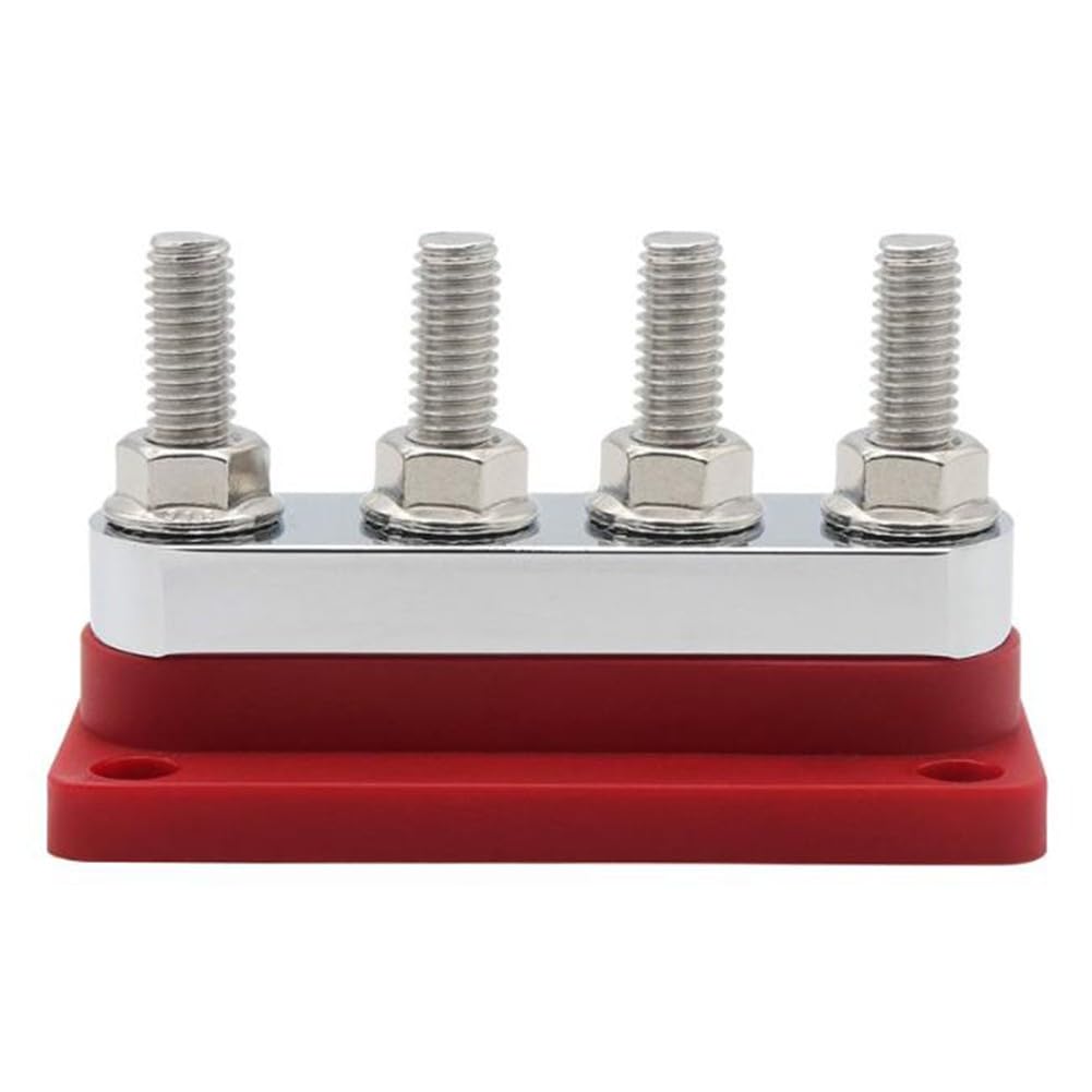 per Heavy Duty 600A Bus Bar Blocco di Distribuzione di Energia, 48V DC 4 Post Morsettiera per Auto RV Barca