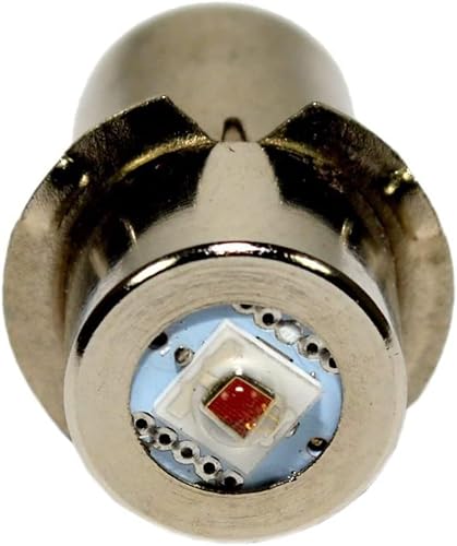 Hqrp Red Led Upgrade Bulb Compatible With Ryobi One+ Worklight P704 P700 335443 019622001007 7811501 780293001 Flashlight #TOP1