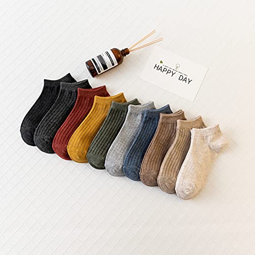 Womens Cotton Ankle Socks Low Cut Socks for Women No Show Socks Casual Socks Non Slip Flat 10Pairs2