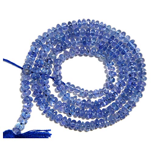 Perles de tanzanite de qualité AA pour collier et bijoux de luxe