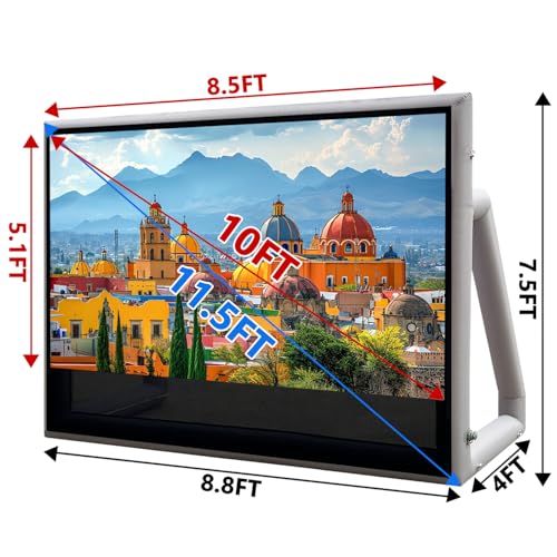 Pantalla Inflable SAYOK 10FT para Proyector Exterior miniatura 3