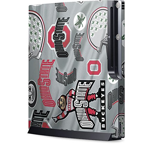 Skinit Decal Gaming Skin Compatible with Playstation 3 & PS3 Slim - Officially Licensed Ohio State University Ohio State Pattern Design