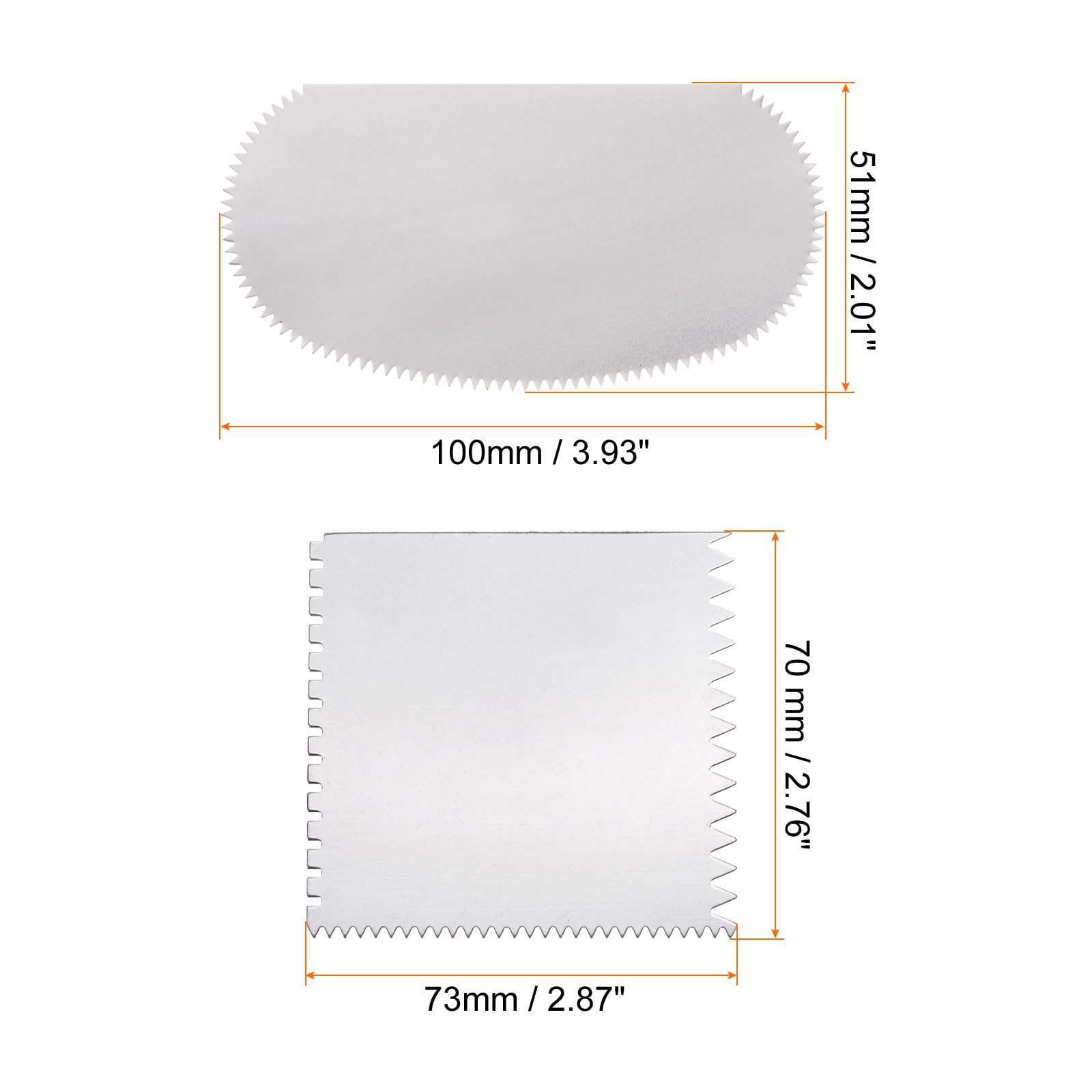 2 Raschietti In Acciaio Per Argilla - Set Con Forma Ovale E Quadrata Per Scultura E Modellazione - Foto 5