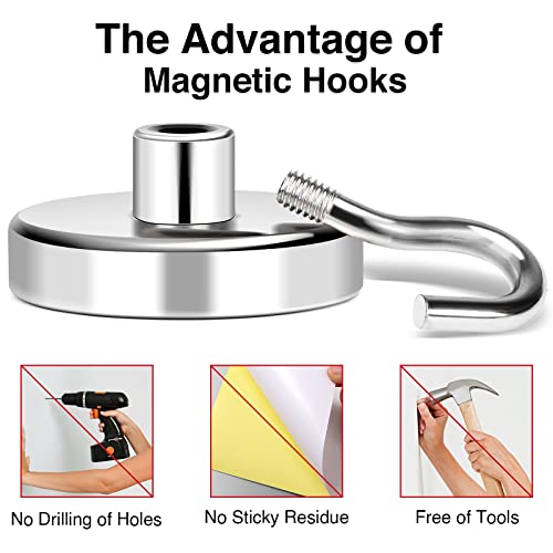 Mikede E36-4P Magnetic Hooks Heavy Duty thumb #4