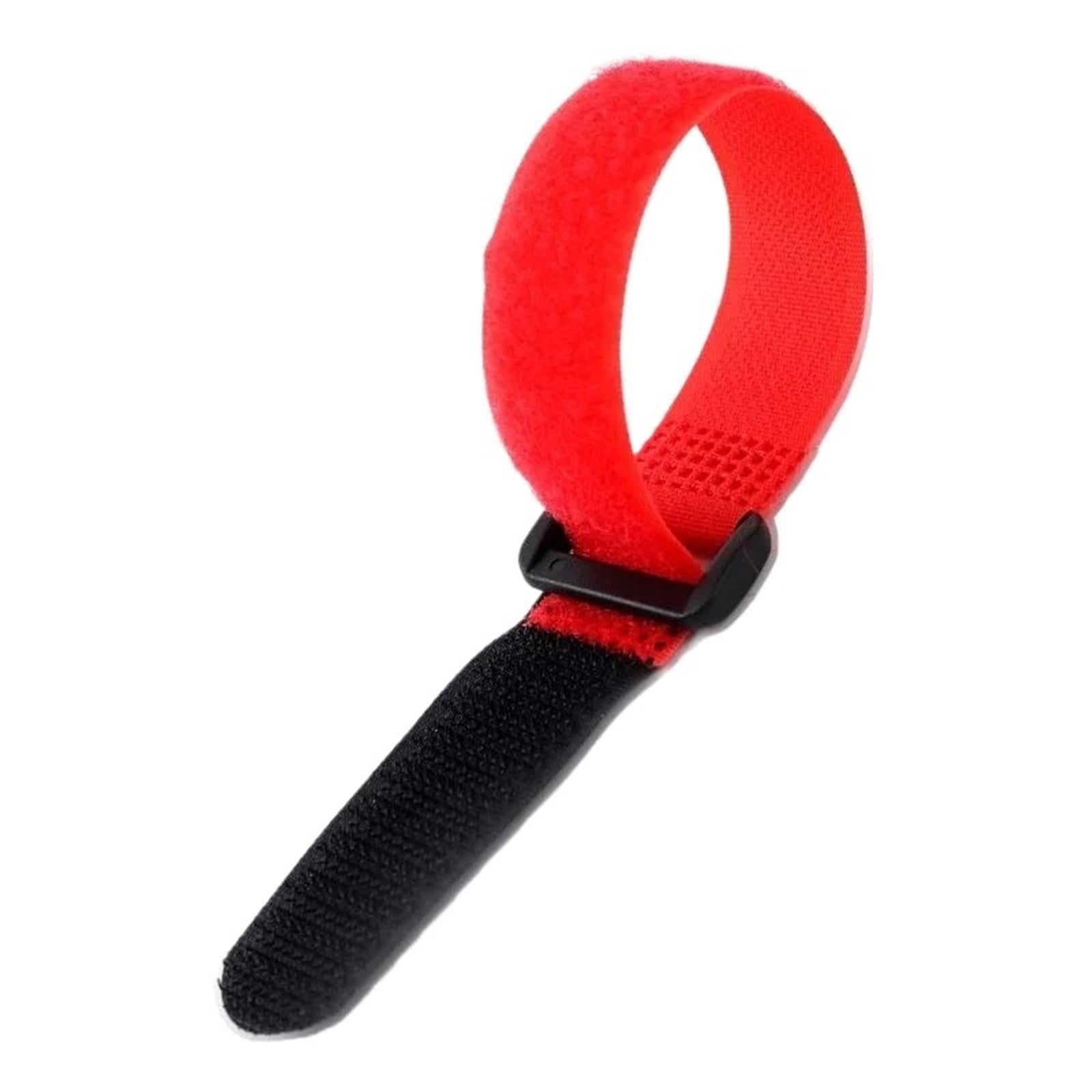 Bdfjeds Red Cable Ties Hook And Loop Reusable Fastening Nylon Cable Securing Straps Sturdy Functional Ties(,20Pcs (20Cm))