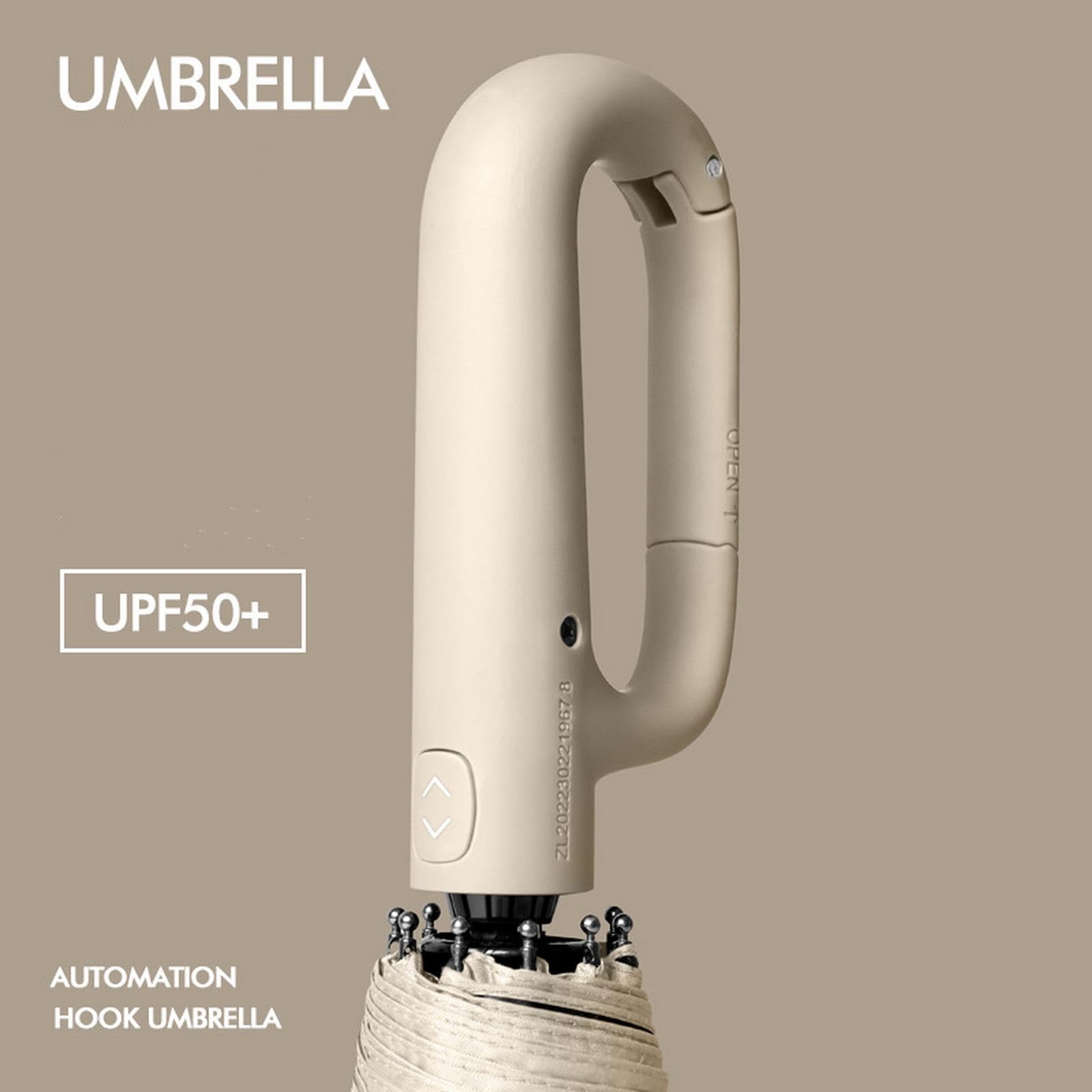 NOGRAX Ombrello Rinforzare Anello Chiusura Completamente Automatico Ombrello Uomini Donne 10 Doppio Osso Grande Pieghevole Antivento Forte Impermeabile Robusto Ombrello