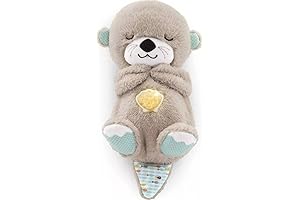 Fisher-Price Soothe 'n Snuggle Otter Musical Plush Toy for Newborns