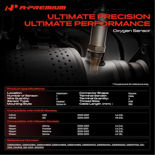 Sensor de Oxígeno A-Premium Compatible Infiniti y Nissan miniatura 2