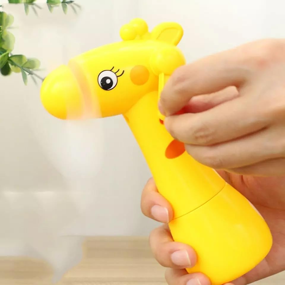 Verbier Portable Mini Fan with Mist Water Spray Toy for Kids Summer Water Hand Fan Toy for Kids Set of 1 8 51h+4Sd+7ZL
