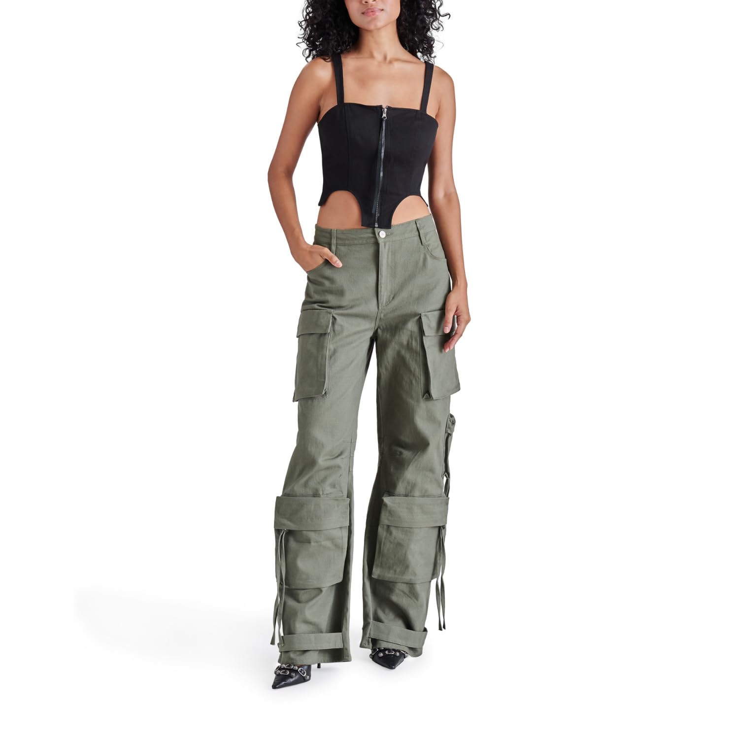 Steve Madden Womens Duo Cargo Pant