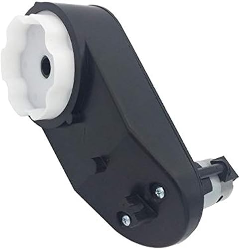 SHENGLE 390 16000RPM Caja de cambios con motor de CC, motor RS390 de 12 V con caja de engranajes para niños, accesorios de paseo eléctrico para