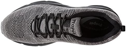 Propét Mens Stability Fly Sneaker, Dk Grey/Lt Grey,12 Narrow | Image 5