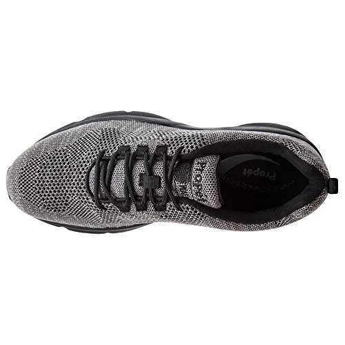Image of Propet Mens Stability Fly Lace Up Walking Sneakers Shoes Casual - Black